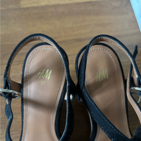 H&M Black strap wedges - Picture 5 of 6